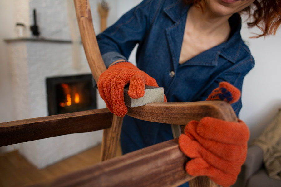 Sealing and preparing furniture